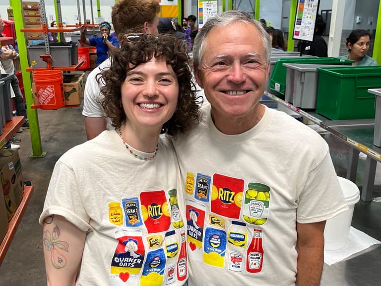 CORDA team volunteering at Houston Food Bank
